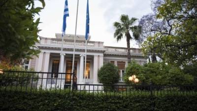 Συνάντηση Κυρ. Μητσοτάκη - Ν. Αναστασιάδη στο Μαξίμου