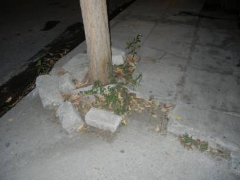 Παγίδα στο πεζοδρόμιο