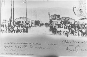 Καφενείο στην Παραλία το 1900