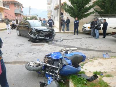 Σοβαρό τροχαίο στην οδό Ορέστη στην Καλαμάτα (βίντεο)