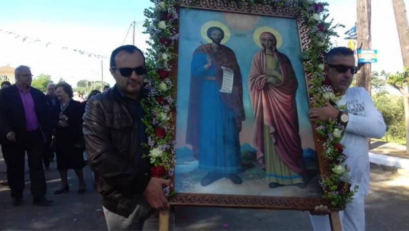 Εορτασμός των Αγίων Τιμοθέου και Μαύρας σε Σπηλιά και Φιλιατρά