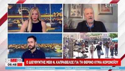 Καπραβέλος: Βιαστήκαμε να πάμε σε άρση μέτρων - Να επιστρέψει η υποχρεωτικότητα της μάσκας (Βίντεο)