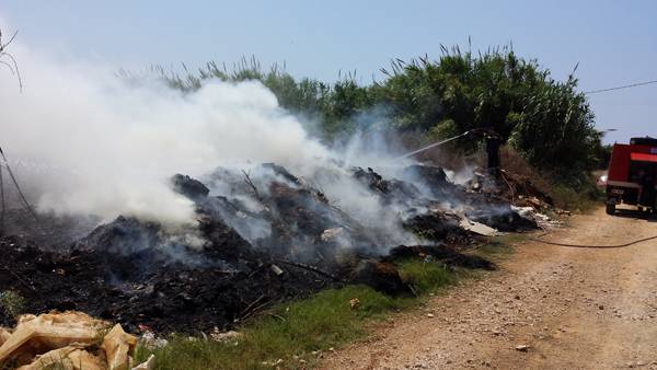Φωτιά σε σκουπιδότοπο χθες στα Φιλιατρά