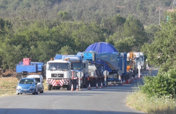 Κυκλοφοριακές ρυθμίσεις για τη μεταφορά υπερμεγέθους οχήματος στη ΔΕΗ Μεγαλόπολης