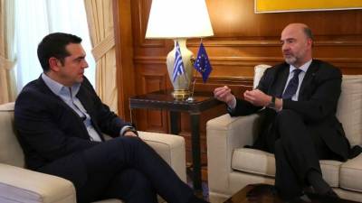 Στην Αθήνα ο Πιερ Μοσκοβισί - Συνάντηση με τον Αλέξη Τσίπρα