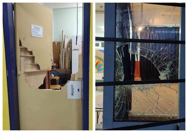 Καλαμάτα: Εικόνα καταστροφής στο 14ο Δημοτικό από αδίστακτους κλέφτες (φωτογραφίες)