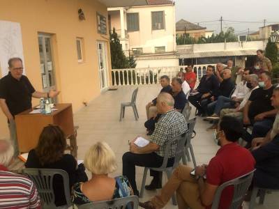 Σύσκεψη Νίκα με παράγοντες και κατοίκους στο Δώριο