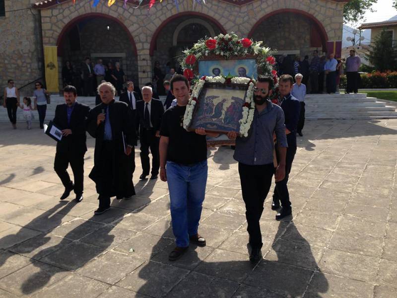 Τη μνήμη των Αγίων Τιμοθέου και Μαύρας γιόρτασαν σε Σπηλιά και Φιλιατρά