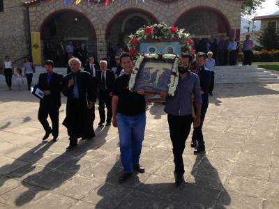 Τη μνήμη των Αγίων Τιμοθέου και Μαύρας γιόρτασαν σε Σπηλιά και Φιλιατρά