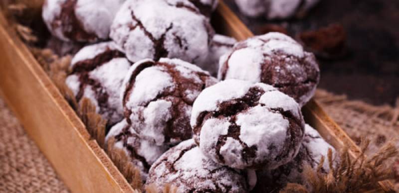 &quot;Σπασμένα&quot; cookies σοκολάτας