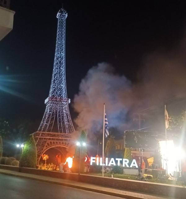 Γυρίσματα για διαφημιστικό σποτ στα Φιλιατρά