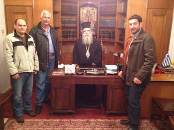 Τρόφιμα στη μητρόπολη Μονεμβασίας και Σπάρτης παρέδωσε ο Κυνηγετικός Σύλλογος