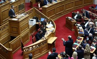 Καταψηφίστηκε από 156 βουλευτές η πρόταση μομφής κατά της κυβέρνησης