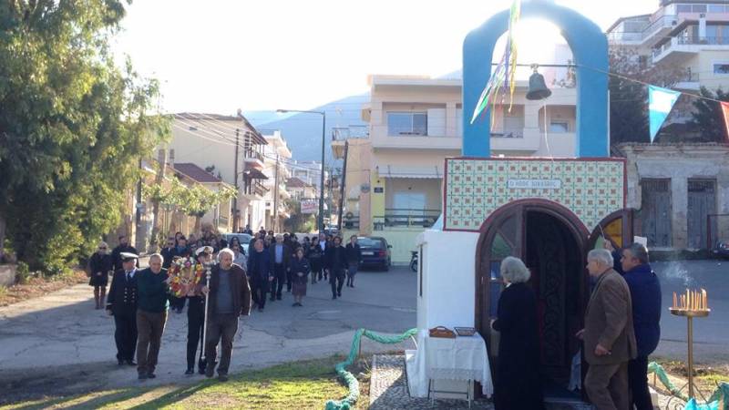 Γιόρτασαν στο εκκλησάκι του λιμανιού στην Κυπαρισσία
