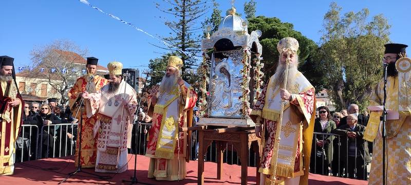 Πλήθος κόσμου στον εορτασμό του πολιούχου των Φιλιατρών (βίντεο)