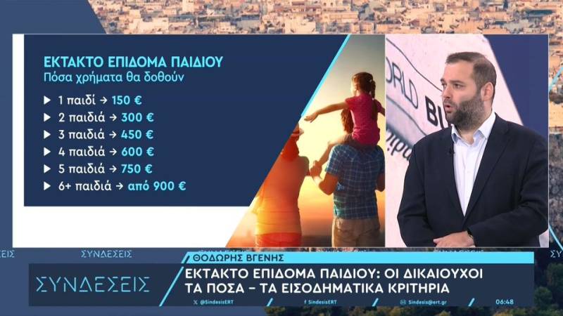 Eκτακτο επίδομα παιδιού: Οι δικαιούχοι, τα ποσά, τα εισοδηματικά κριτήρια