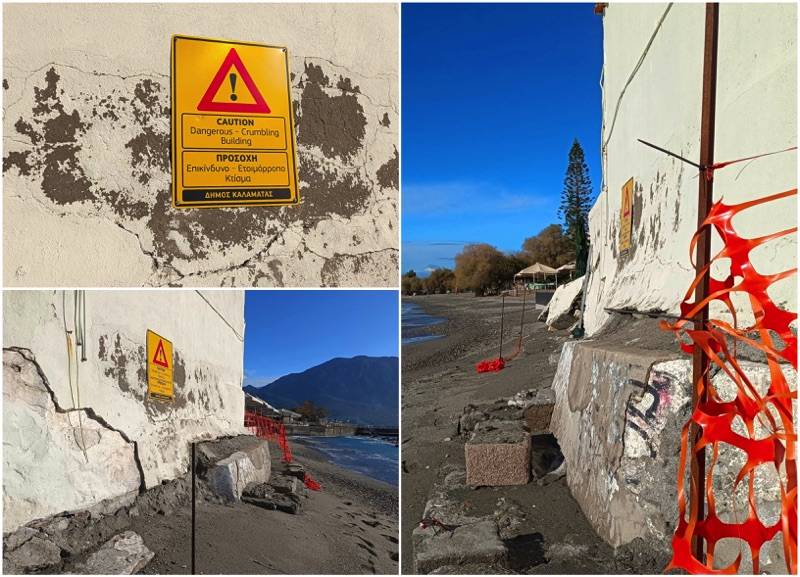 Παραμένει το σκηνικό βομβαρδισμένου τοπίου στη Ναυαρίνου...