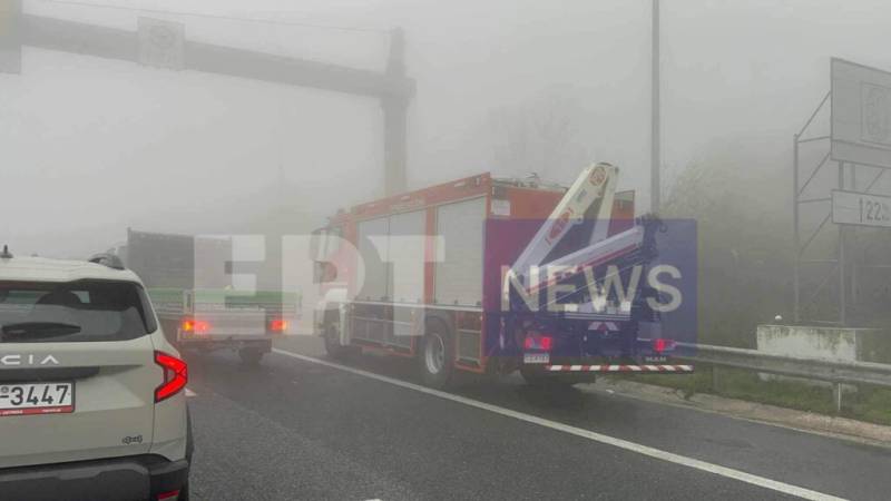 Τροχαίο δυστύχημα με δυο απανθρακωμένους στα διόδια Πολυμύλου στην Εγνατία οδό (βίντεο)
