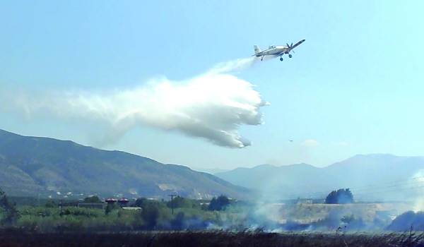 Φωτιά δίπλα στη ΒΙΠΕ Καλαμάτας