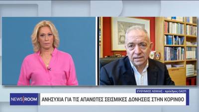Ευθ. Λέκκας για σεισμούς στην Κόρινθο: Δεν είναι κάτι που να μας λέει ότι θα έχουμε μια πιο μεγάλη σεισμική δραστηριότητα