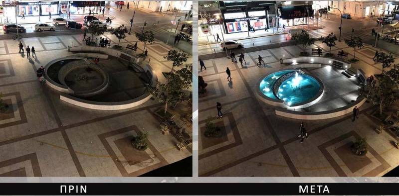Καλαμάτα: Ομόρφυνε το συντριβάνι στα "Ψαράκια"