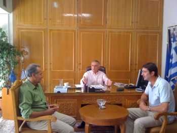 Συνάντηση ΓΕΩΤ.Ε.Ε. Παραρτήματος Πελοποννήσου &amp; Δυτικής Στερεάς Ελλάδας με τον αντιπεριφερειάρχη Μεσσηνίας Π. Αλευρά