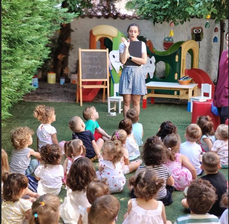 Βρεφονηπιακός Σταθμός «Ευγενία Βασ. Ασημάκου»: Ενημέρωση για τη στοματική υγιεινή