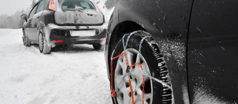 Πρόστιμα για οποίον κυκλοφορεί χωρίς αλυσίδες όταν χιονίζει (Βίντεο)