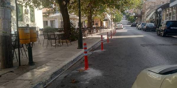 Εργασίες από σήμερα για το open mall στην Κυπαρισσία