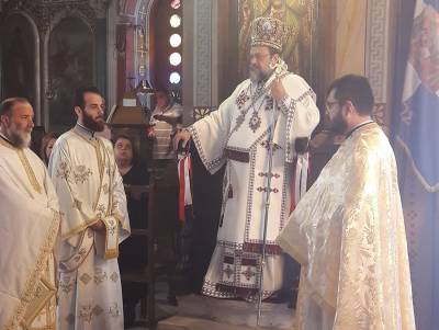 Στο Πλατύ ο μητροπολίτης Μεσσηνίας Χρυσόστομος