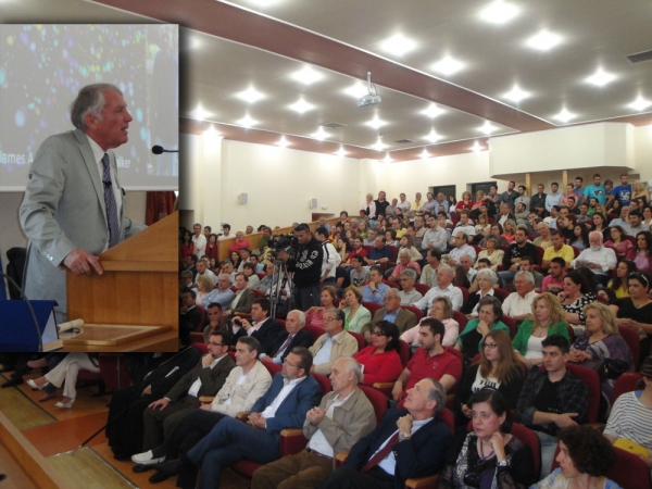 Κοσμοσυρροή στη διάλεξη Νανόπουλου