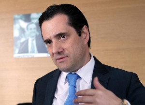 Ο Αδωνις Γεωργιάδης στην πίτα της ΝΔ