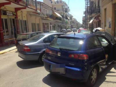 Τροχαίο με τραυματισμό στην οδό Φαρών στην Καλαμάτα