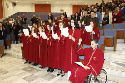 ΤΕΙ Πελοποννήσου: Ορκωμοσία αποφοίτων του Τμήματος Λογοθεραπείας (βίντεο)