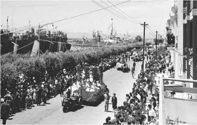 Ανθεστήρια στην οδό Ναυαρίνου το 1966