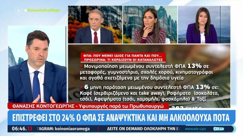 ΦΠΑ: Που μένει ίδιος για πάντα και που... προσωρινά - Τι κερδίζουν οι καταναλωτές