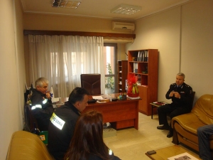 Την Καλαμάτα επισκέφτηκε ο περιφερειάρχης Πυροσβεστικής