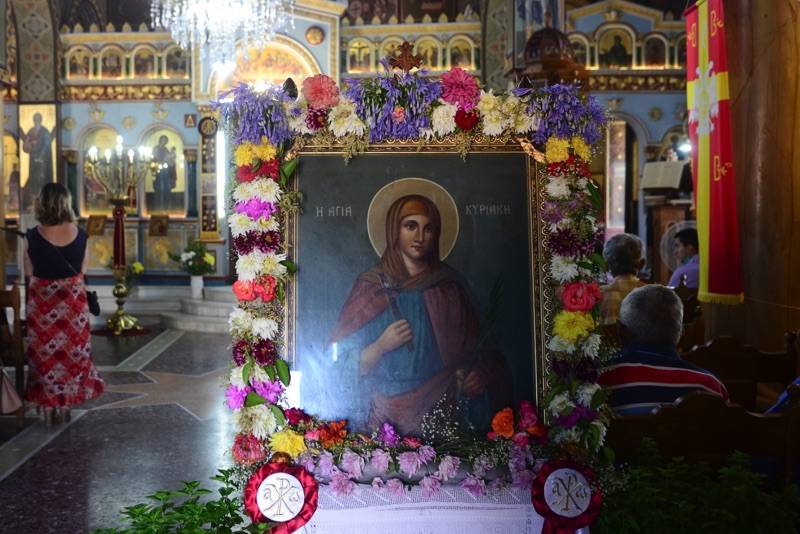 Εορτασμός της Αγίας Κυριακής στο Ζευγολατιό