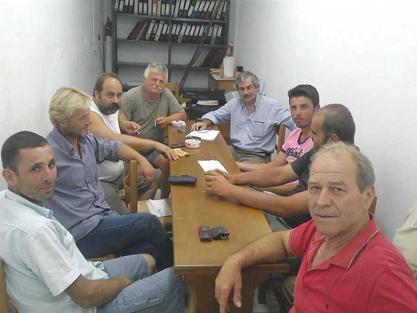 Συνάντηση Πετράκου με κτηνοτρόφους Τριφυλίας