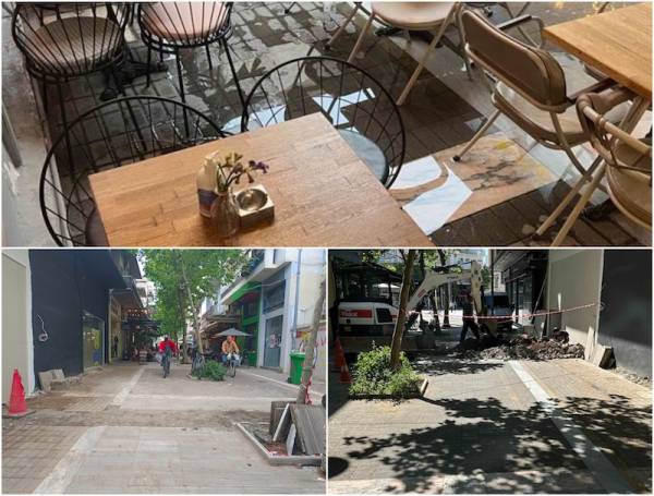 Επαγγελματίες φωνάζουν για όμβρια και καθαριότητα: Ξεχασμένος ο πεζόδρομος της Ιατροπούλου