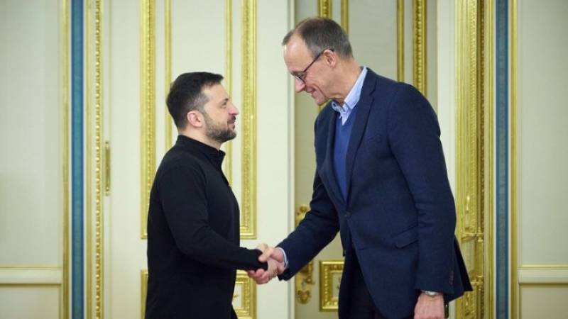 Συνάντηση Ζελένσκι στη Γερμανία με Μερτς