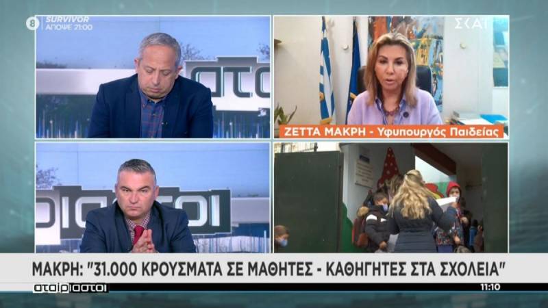 Μακρή: Πάνω από 31.000 τα εν δυνάμει κρούσματα κορονοϊού σε μαθητές και εκπαιδευτικούς (Βίντεο)