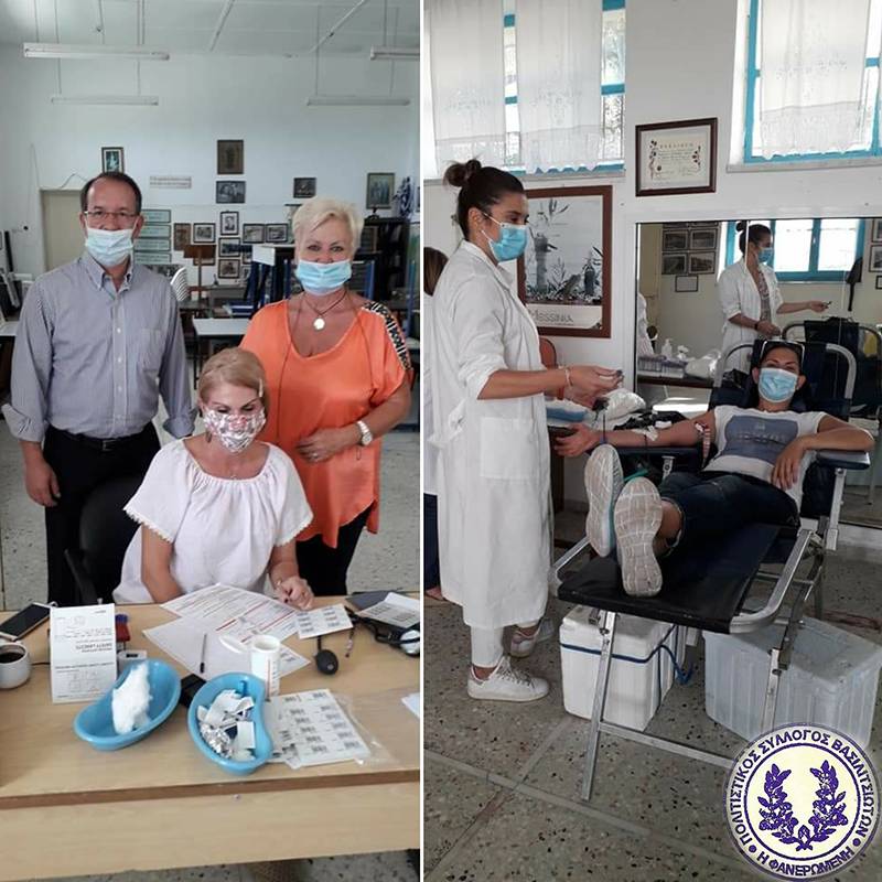 Επιτυχημένη αιμοδοσία στο Βασιλίτσι