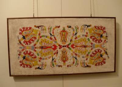 Παρουσιάστηκε η έκθεση νωπογραφίας της Μαρίας Παναγιωτοπούλου