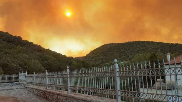 Πυρκαγιά στη Μάνη: Ενεργοποιήθηκε το «Copernicus»
