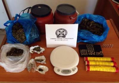 Μεσσηνία: Σύλληψη 75χρονου με 600 γραμ. χασίς στο Βασιλικό