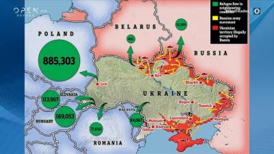 Πόλεμος στην Ουκρανία: Πώς κινούνται τα ρωσικά στρατεύματα (βίντεο)