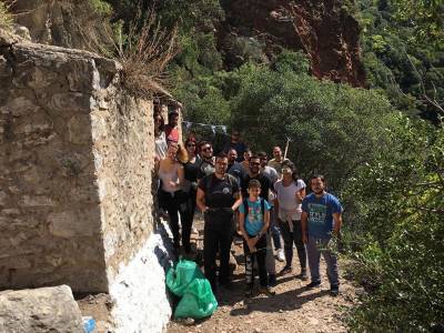 Εξόρμηση καθαριότητας της ΟΝΝΕΔ στη Νέδα