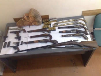 Συνελήφθησαν Μανιάτες με όπλα και αρχαία