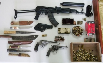 Οπλα και φυσίγγια στον Αγιο Βασίλειο Ανατολικής Μάνης